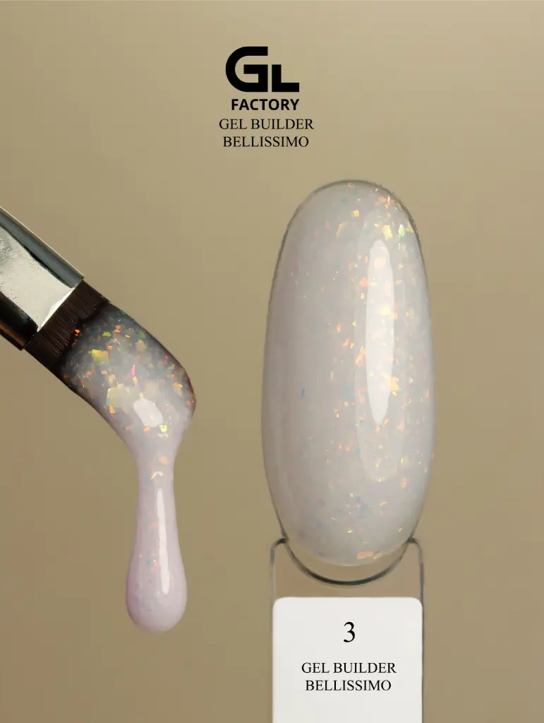 GL 3136 Gel Builder Bellissimo 03 50g TPO HEMA FREE