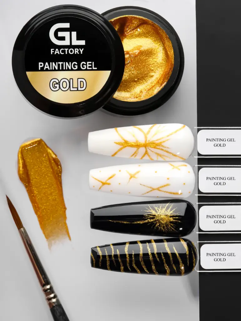GL Material Painting Gel Gold