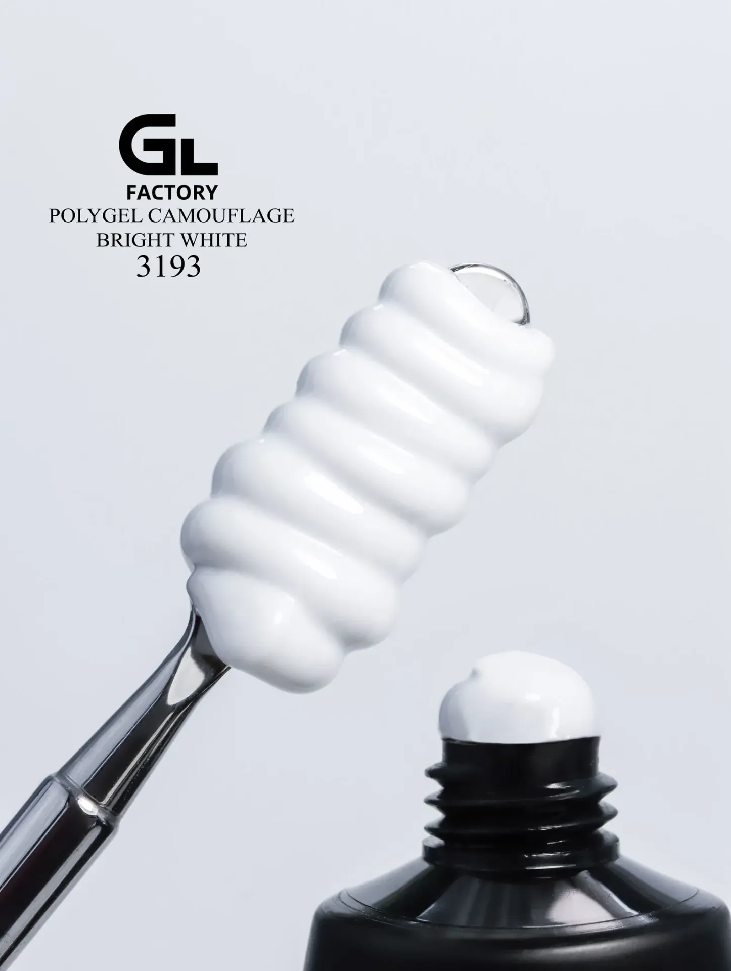 GL 3193 PolyGel Camouflage Bright White  30gr TPO HEMA FREE