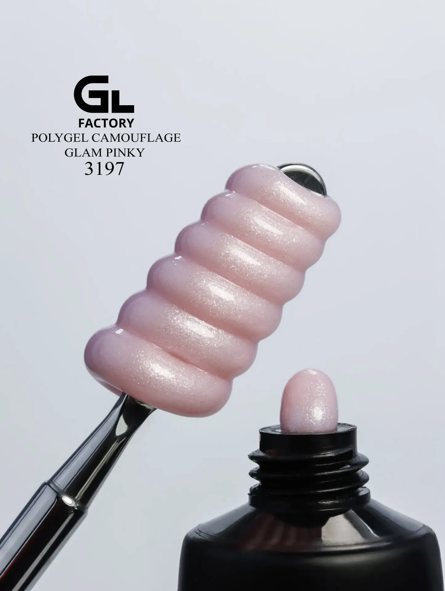 GL 3197 PolyGel Camouflage Glam Pinky 50gr TPO HEMA FREE