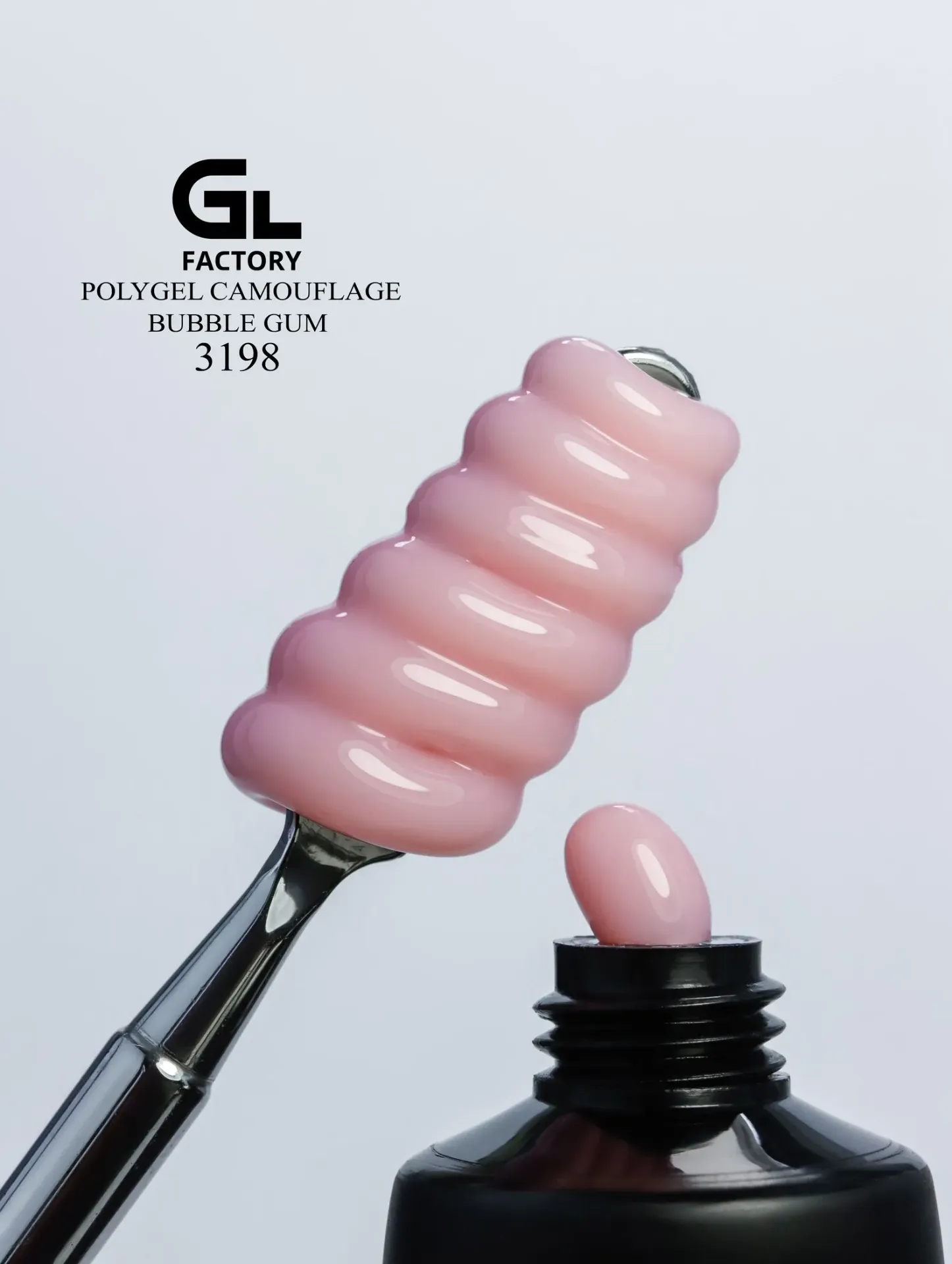 GL 3198 PolyGel Camouflage Bubble Gum 50gr TPO HEMA FREE