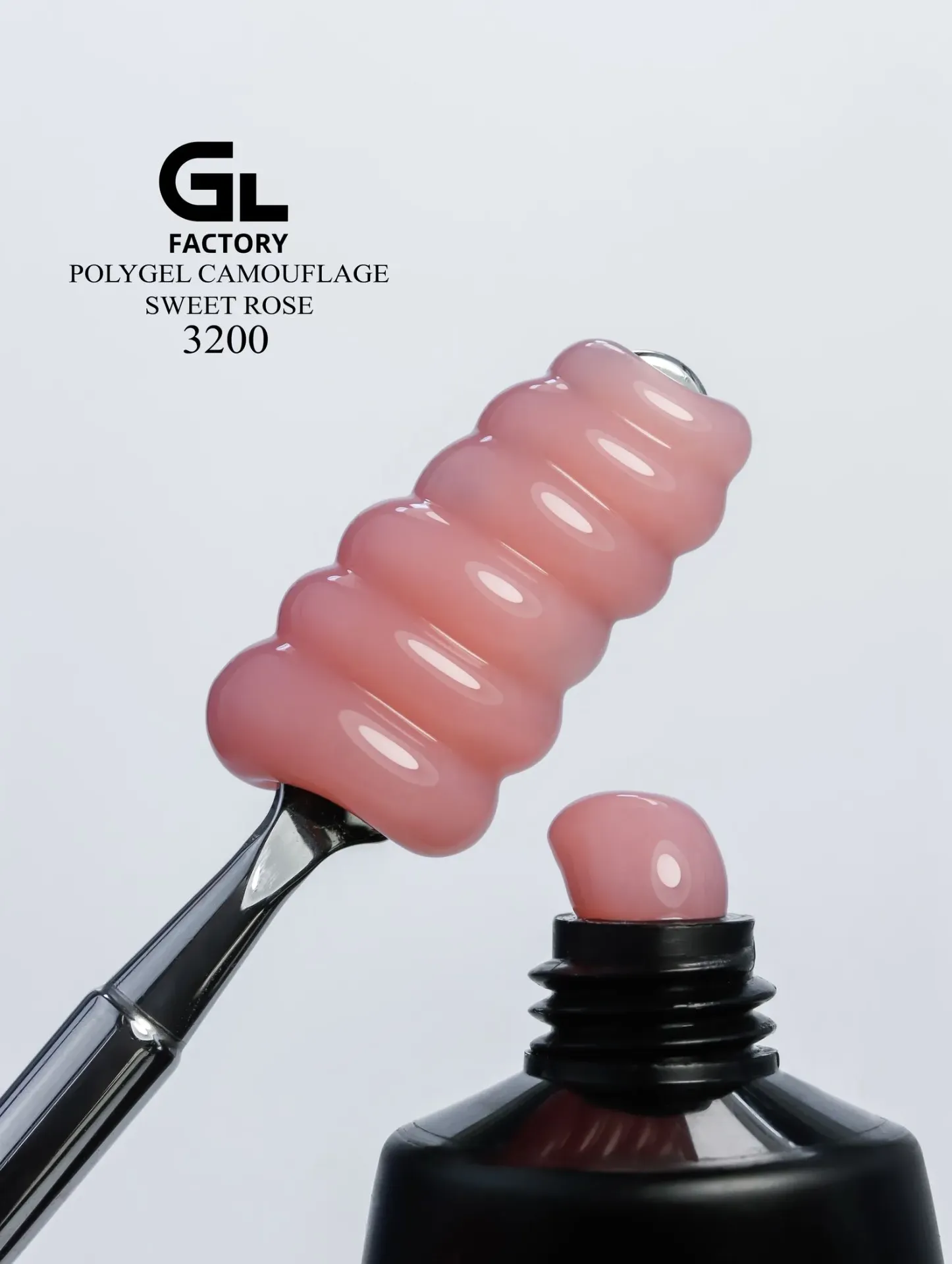 GL 3200 PolyGel Camouflage Sweet Rose 50gr TPO HEMA FREE