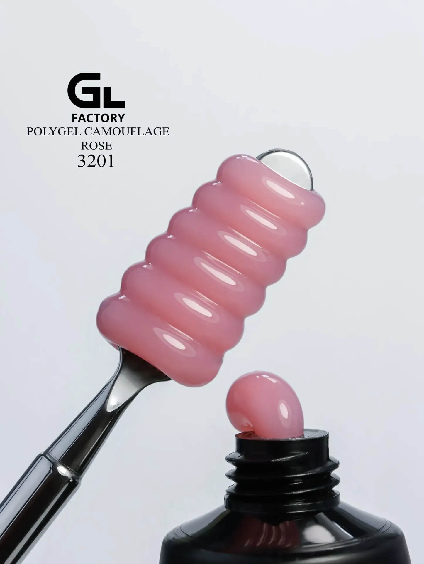 GL 3201 PolyGel Camouflage Rose  50gr TPO HEMA FREE