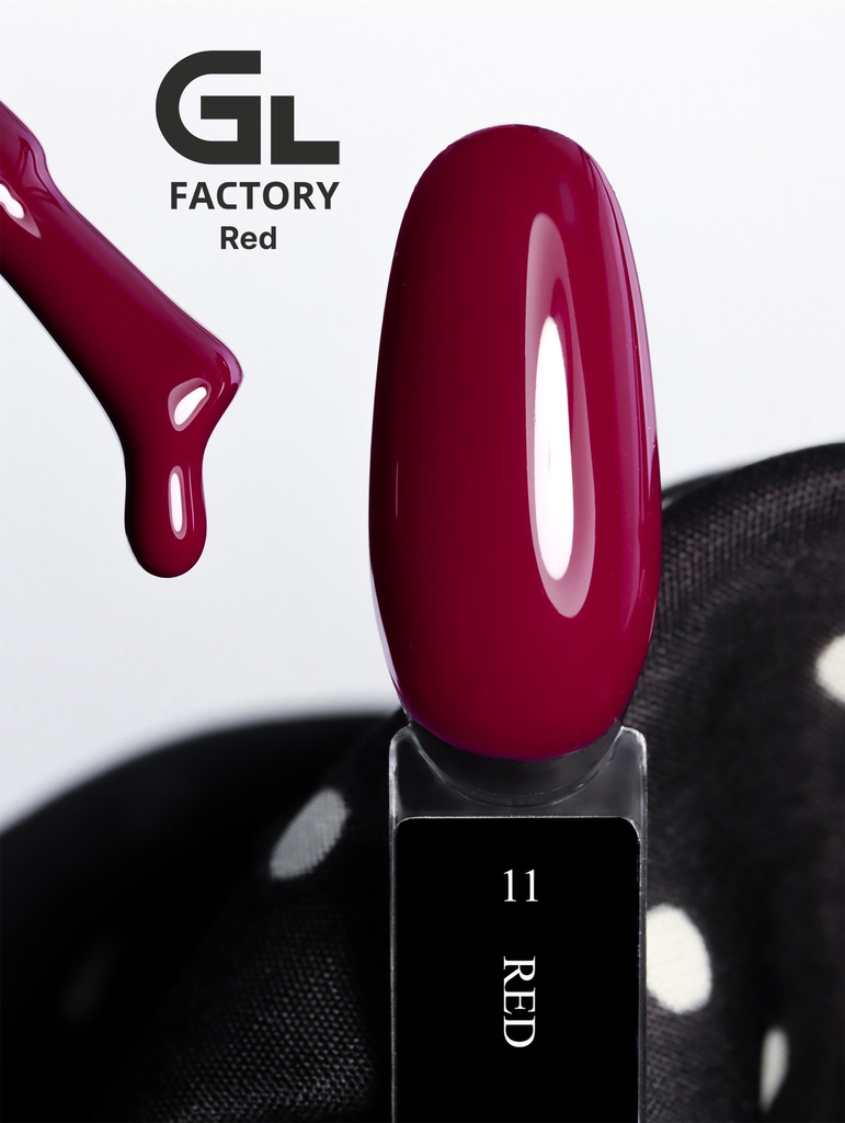 GL 1193 Gel Polish Red 11 15