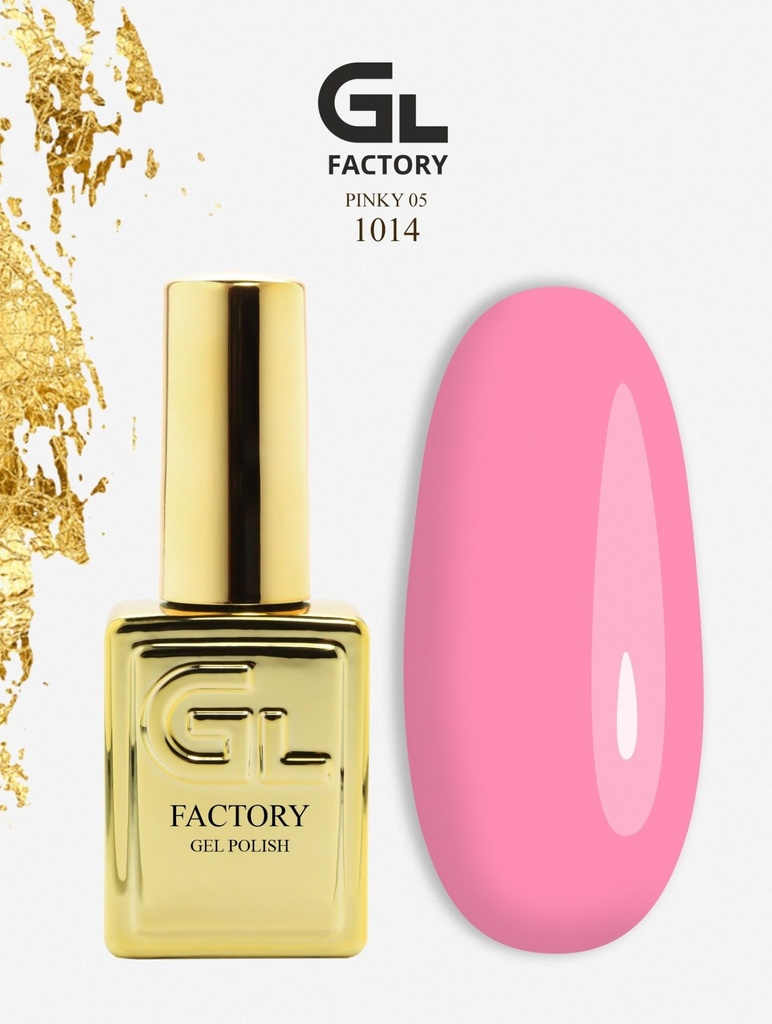 GL 1014 GOLD Gel Polish Pinky 05 15