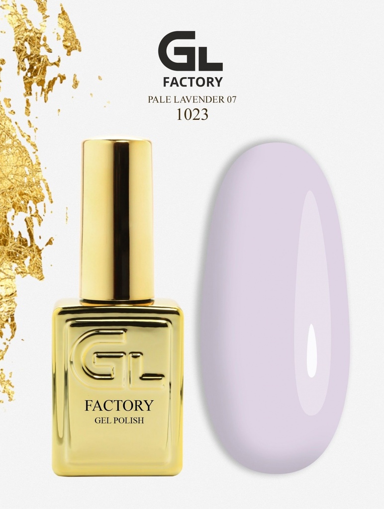 GL 1023 GOLD Gel Polish Pale Lavender 07 15
