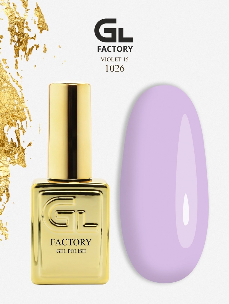 GL 1026 GOLD Gel Polish Violet 15 15