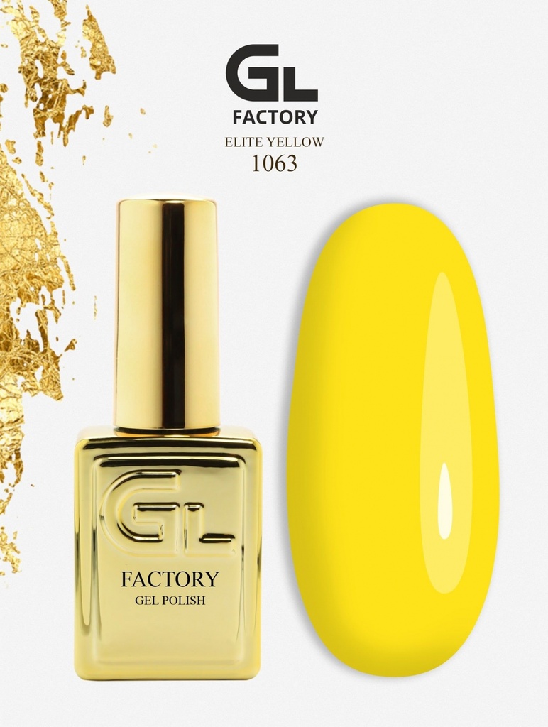 GL 1063 GOLD Gel Polish Elite Yellow 15