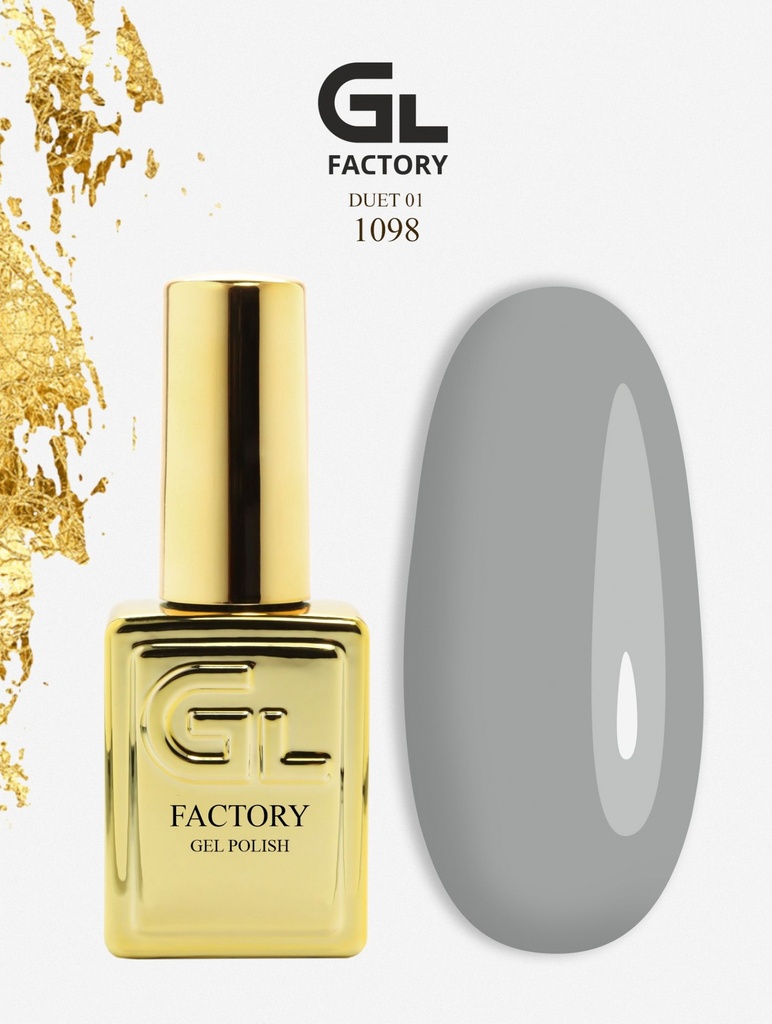 GL 1098 GOLD Gel Polish Duet 01 15