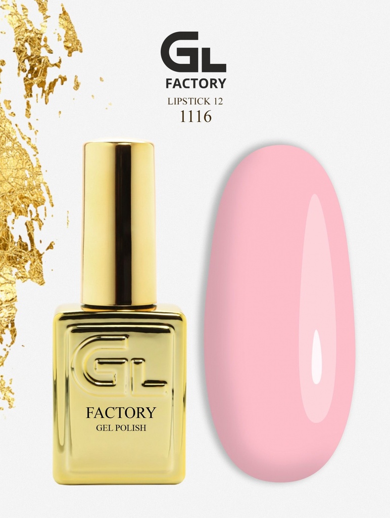 GL 1116 GOLD Gel Polish Lipstick 12 15