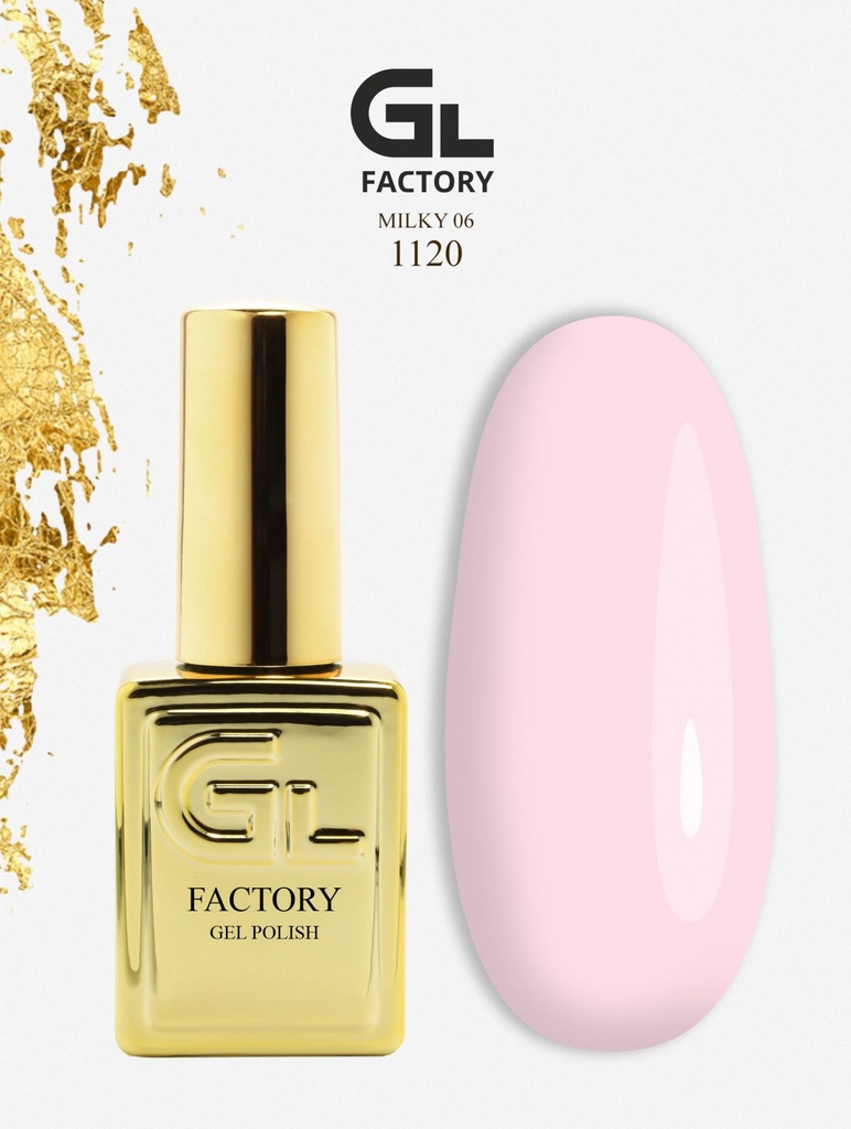 GL 1120 GOLD Gel Polish Milky 06 15