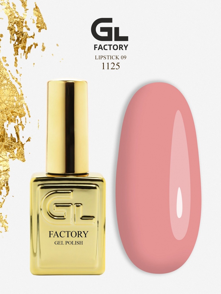 GL 1125 GOLD Gel Polish Lipstick 09 15