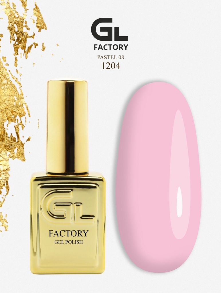 GL 1204 GOLD Gel Polish Pastel 08 15