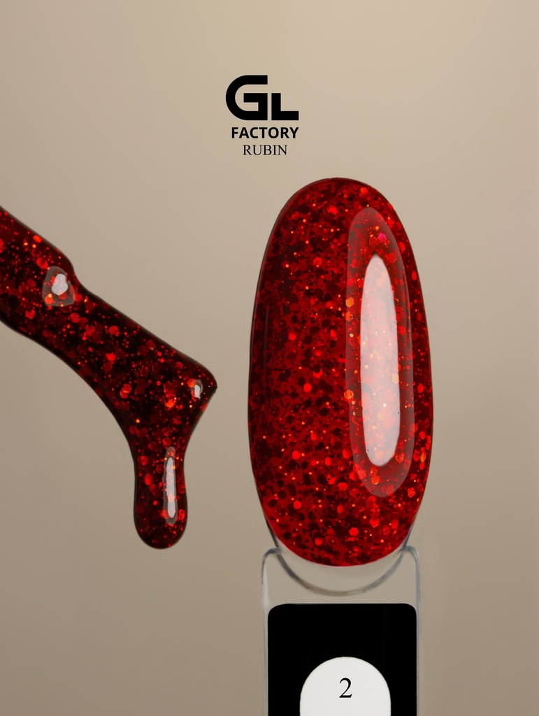 GL 2188 Gel Polish Rubin 02 15