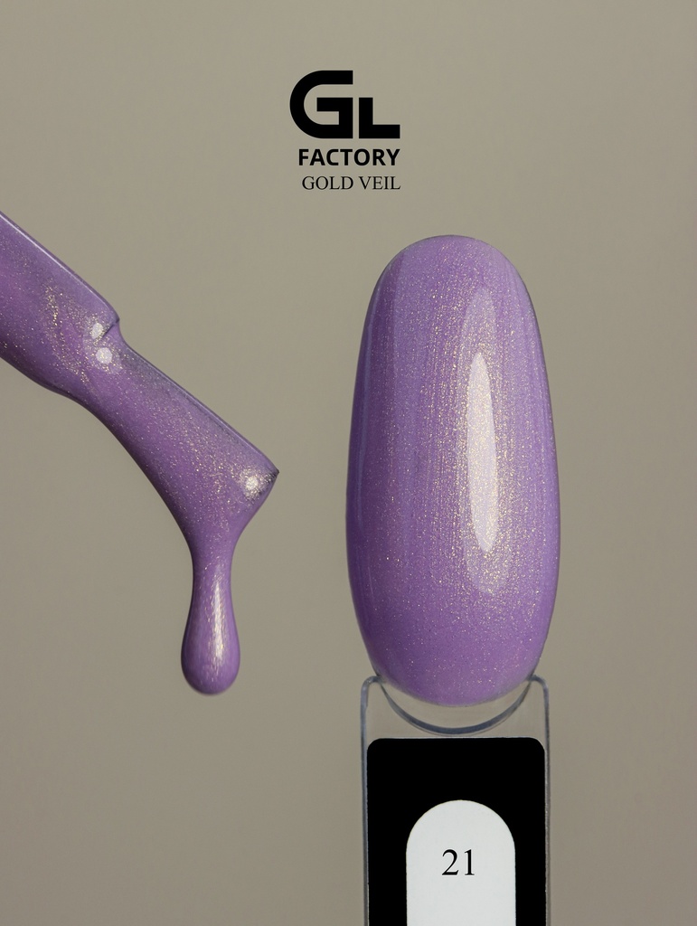 GL 2100 Gel Polish Gold Veil 21 15
