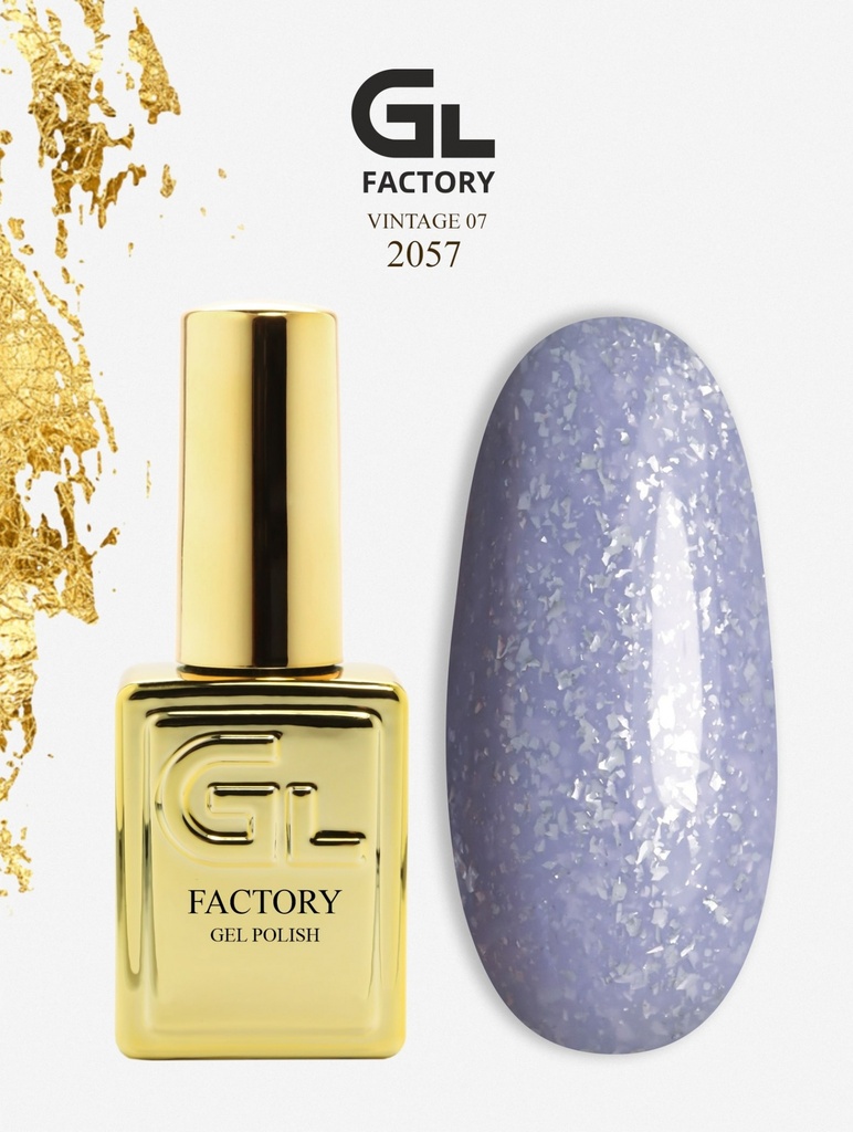 GL 2057 GOLD Gel Polish Vintage 07 15