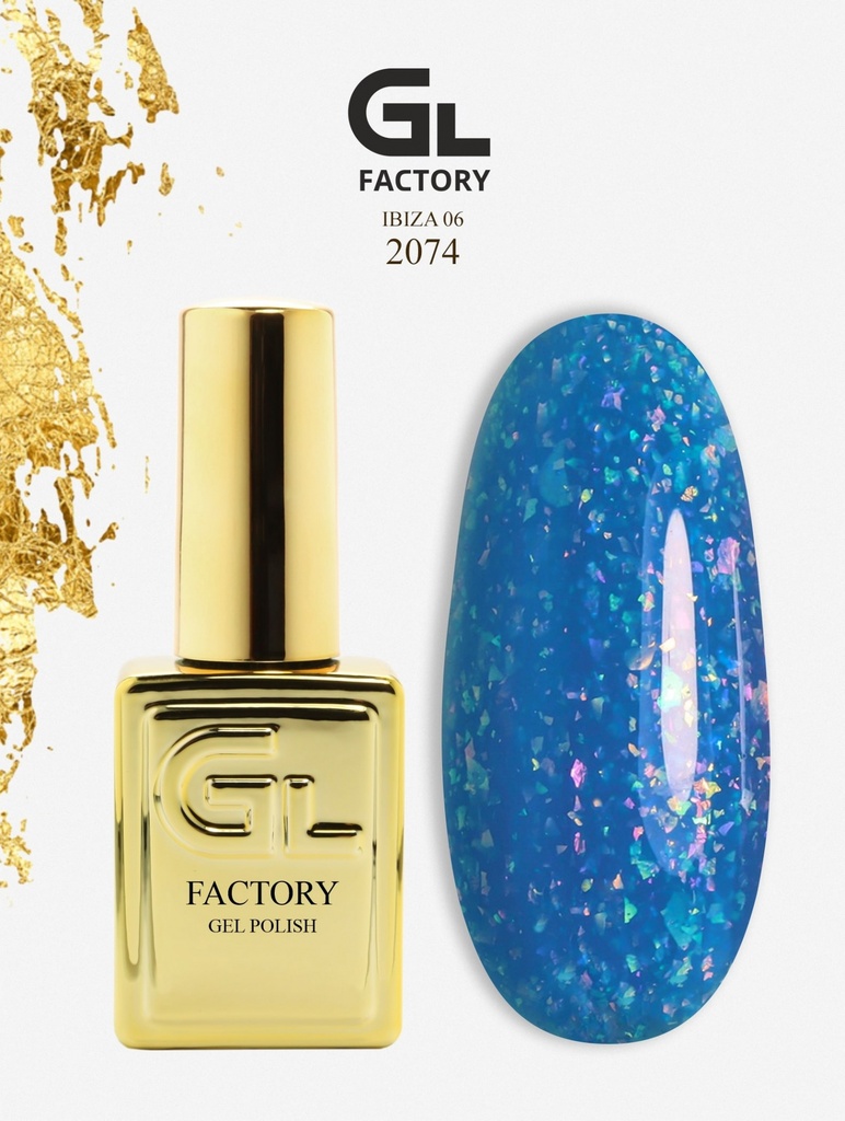 GL 2074 GOLD Gel Polish Ibiza 06 15