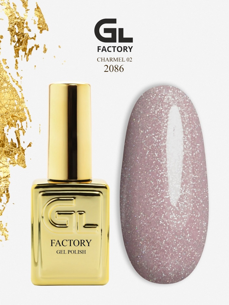 GL 2086 GOLD Gel Polish Charmel 02 15