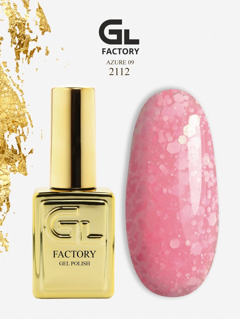 GL 2112 GOLD Gel Polish Azure 09 15