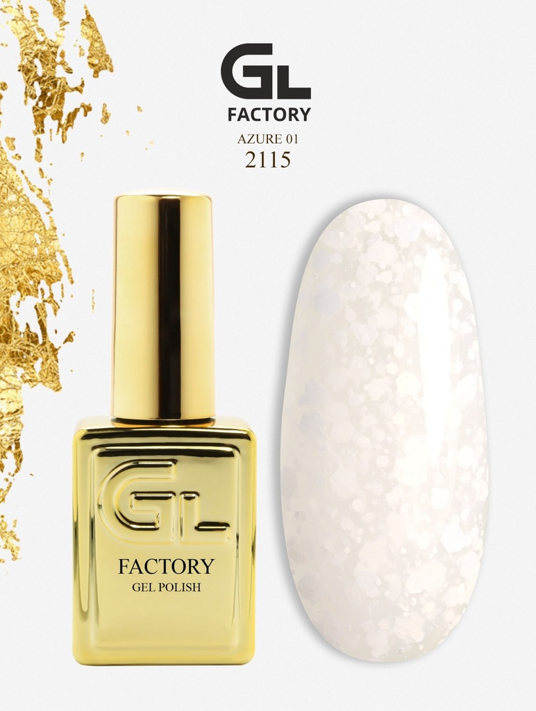 GL 2115 GOLD Gel Polish Azure 01 15