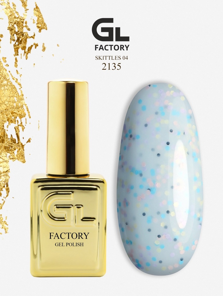GL 2135 GOLD Gel Polish Skittles 04 15