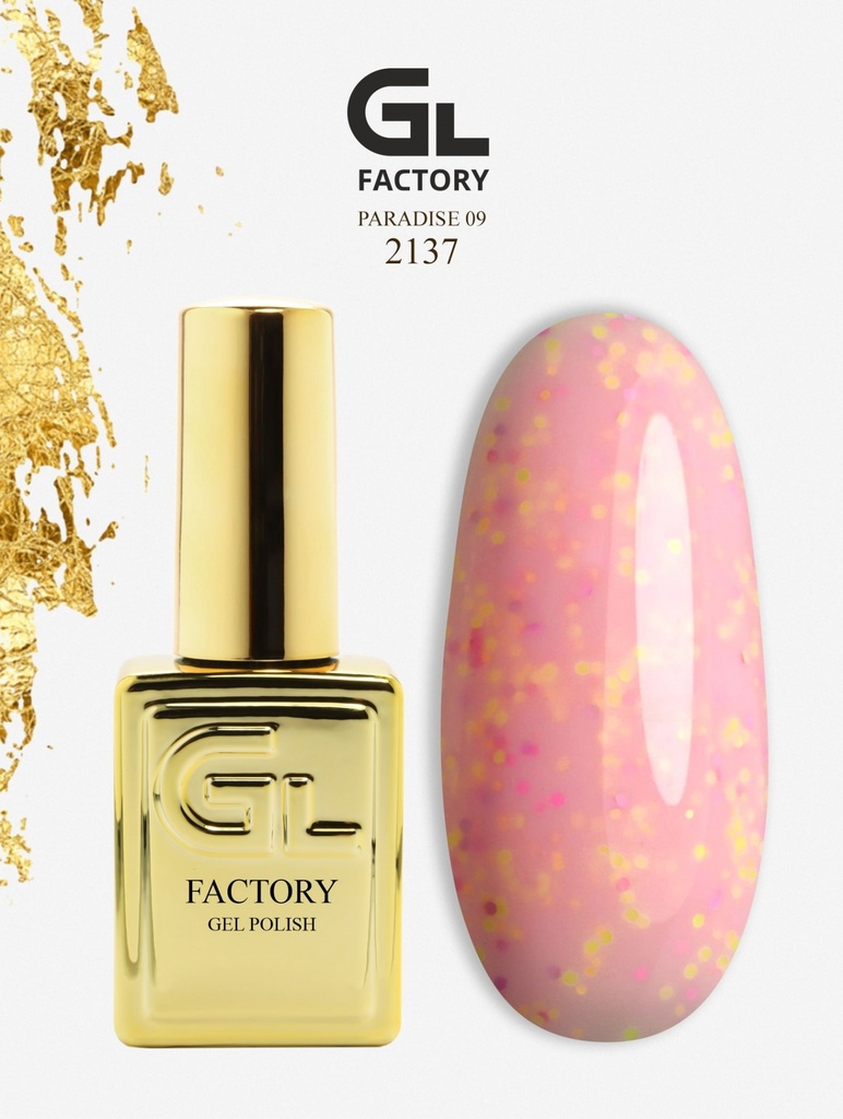 GL 2137 GOLD Gel Polish Paradise 09 15