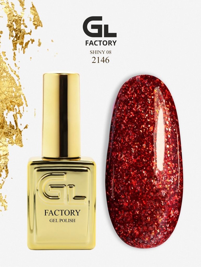 GL 2146 GOLD Gel Polish Shiny 08 15