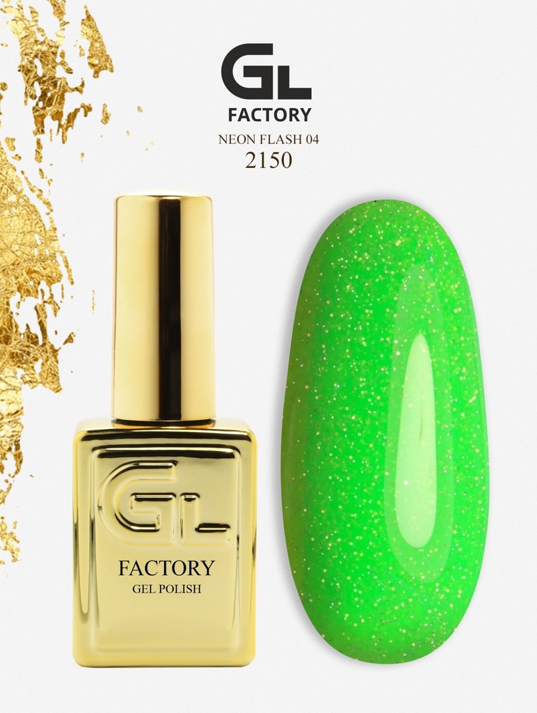 GL 2150 GOLD Gel Polish Neon Flash 04 15
