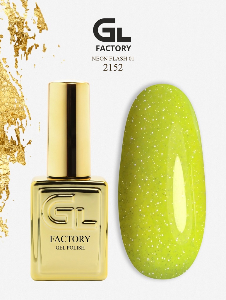 GL 2152 GOLD Gel Polish Neon Flash 01 15