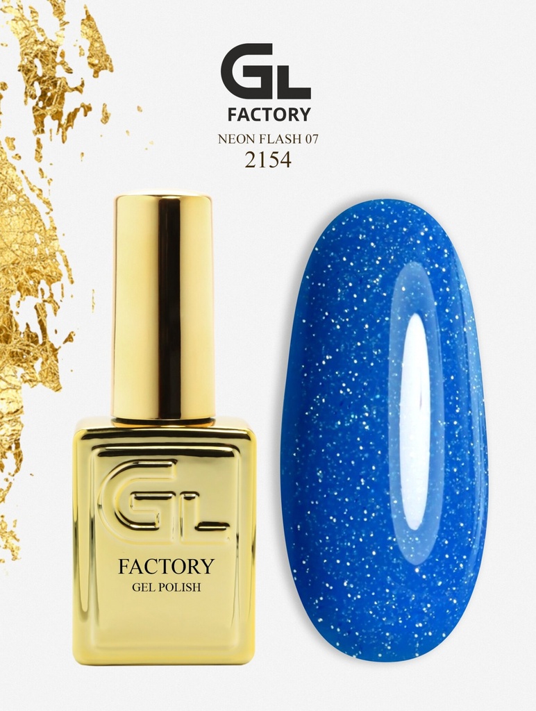 GL 2154 GOLD Gel Polish Neon Flash 07 15