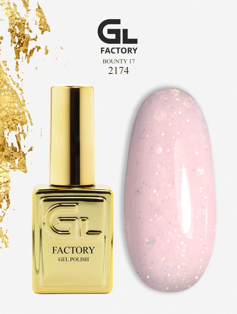 GL 2174 GOLD Gel Polish Bounty 17 15