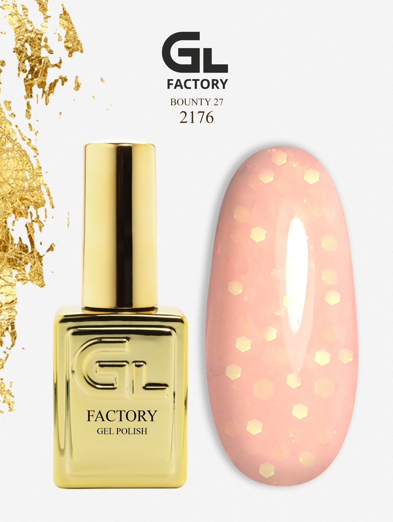 GL 2176 GOLD Gel Polish Bounty 27 15