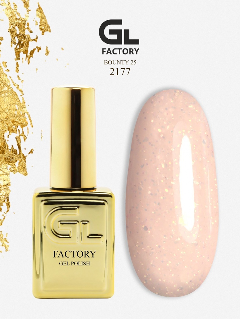 GL 2177 GOLD Gel Polish Bounty 25 15