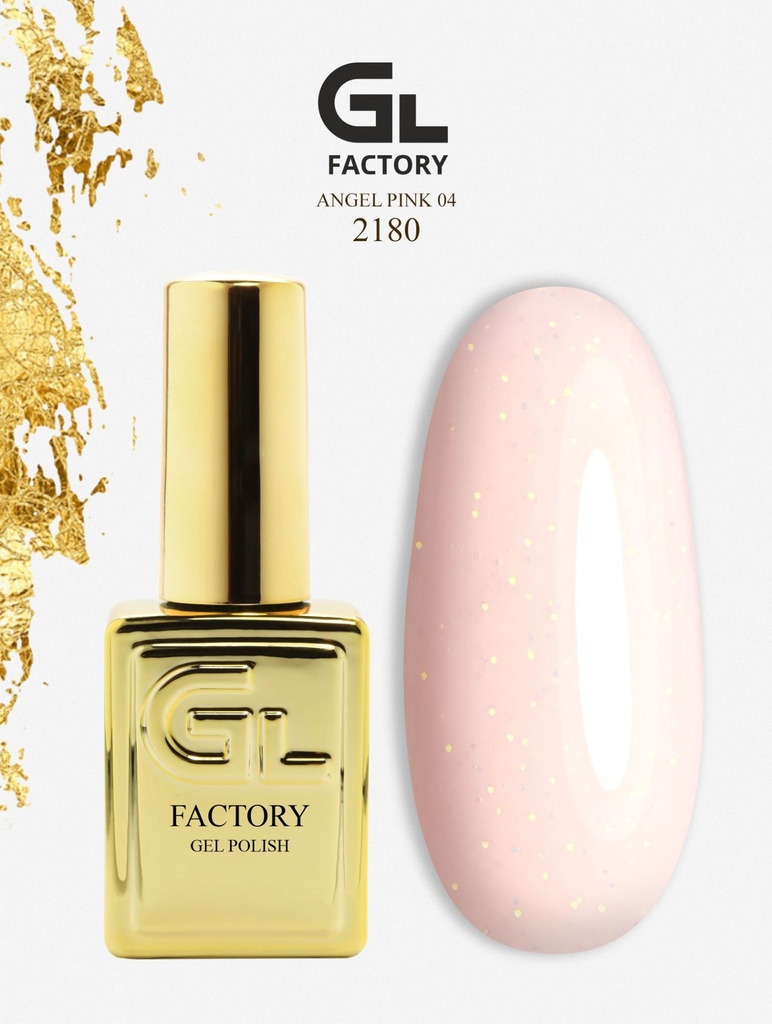 GL 2180 GOLD Gel Polish Angel Pink 04 15