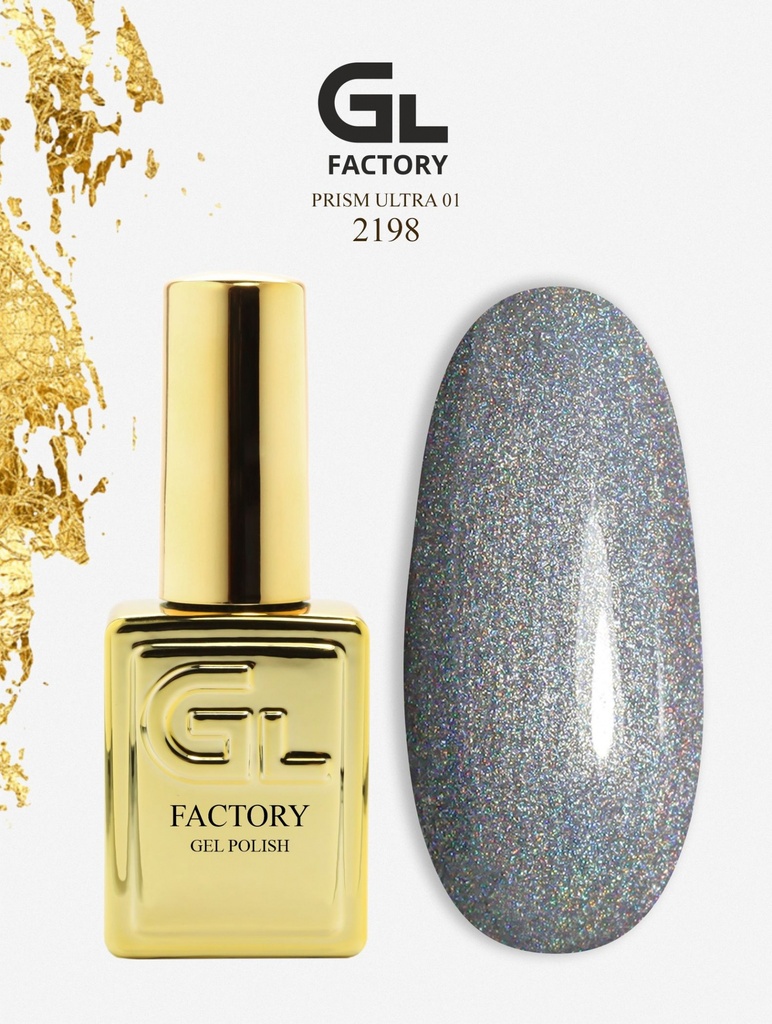 GL 2198 GOLD Gel Polish Prism Ultra 01 15