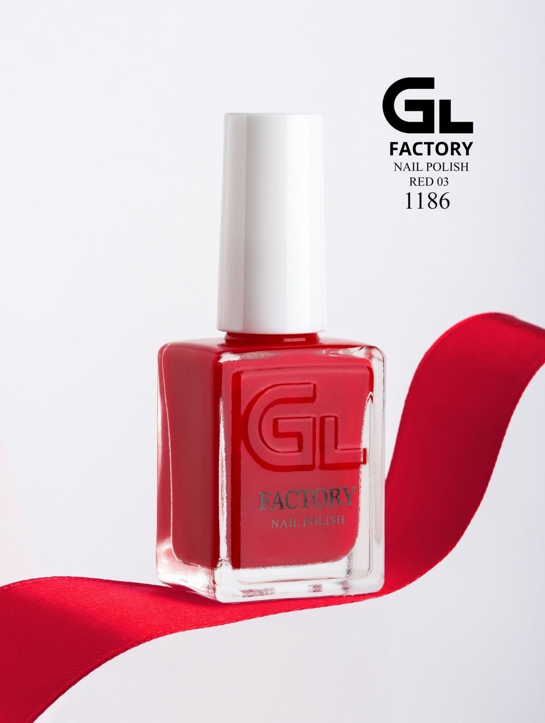 GL 1186 Nail Polish Red 03 15