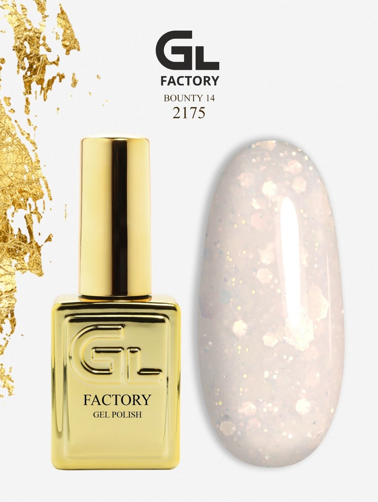 GL 2175 GOLD Gel Polish Bounty 14 15g