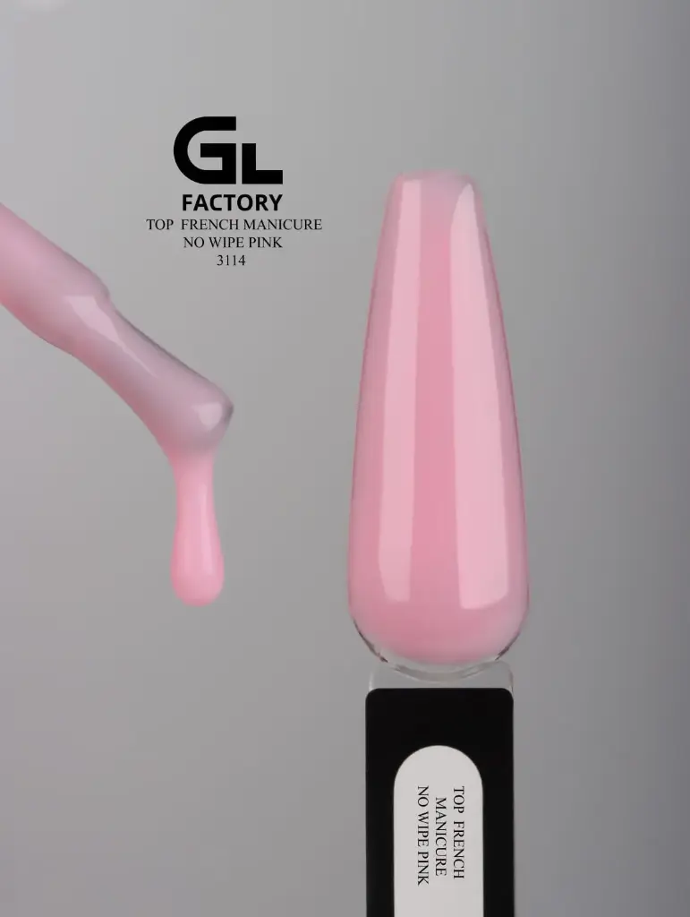 GL 3114 French Manicure No Wipe Top Pink
