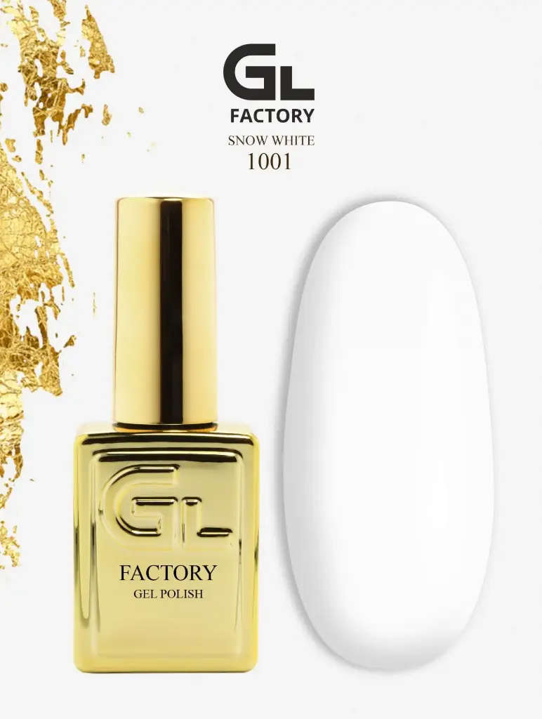 GL 1001 GOLD Gel Polish Snow White 15g