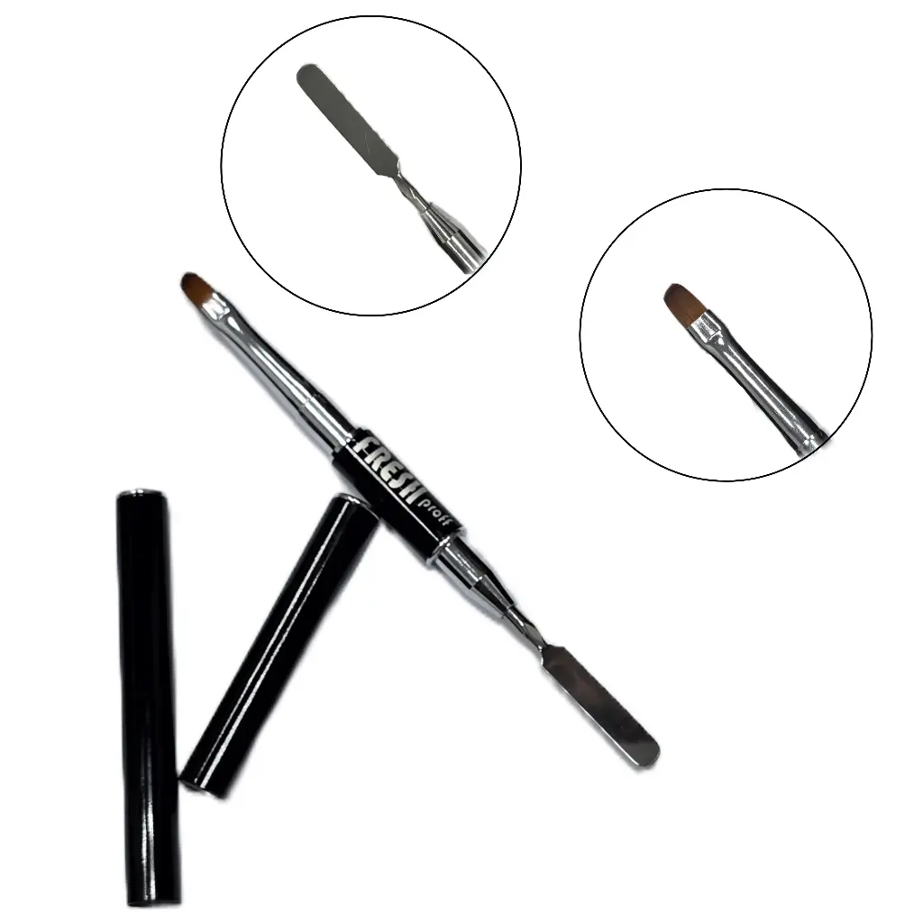 PolyGel Dual Ended Brush Oval 7mm 