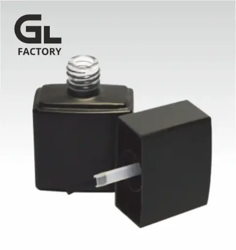 № 12.0 Bottle (square matte black, 10 ml, lid square matte black) (in the box 360 pc)