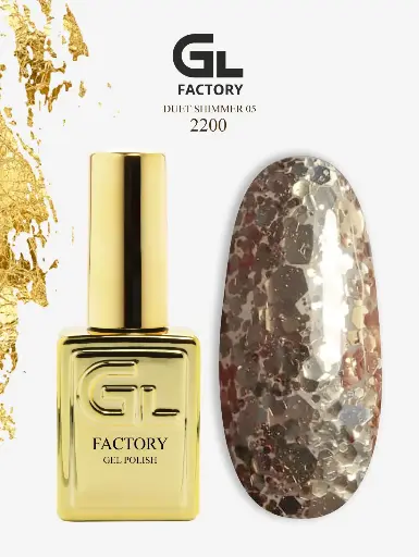 GL 2200 GOLD Gel Polish  Duet Shimmer 05 15