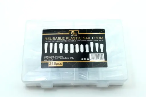 Reusable Plastic Nail Form (288pcs)