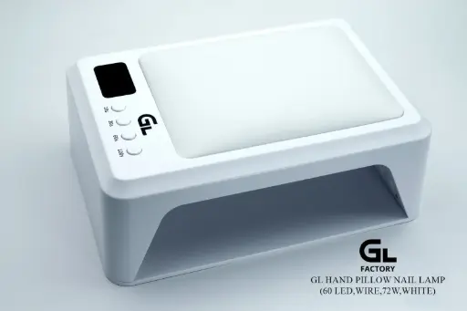 GL Hand Pillow Nail Lamp (60 LED,Wireless,72W,White) 
