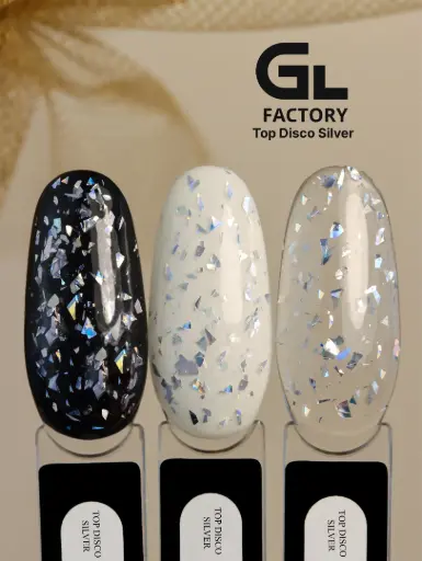 GL 3109 BLACK Top Disco Silver 15g TPO HEMA FREE