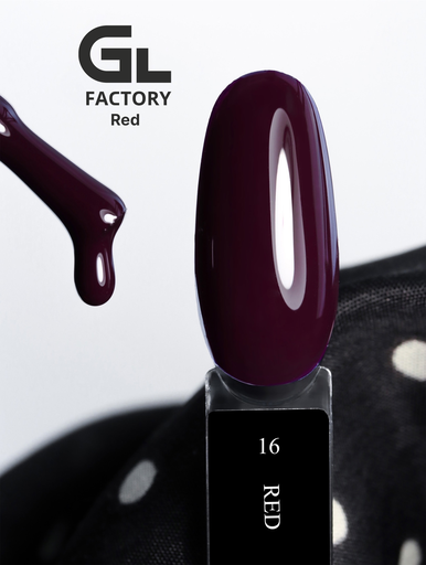 GL 1195 Gel Polish Red 16 15