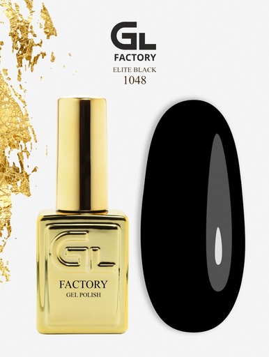 GL 1048 GOLD Gel Polish Elite Black 15