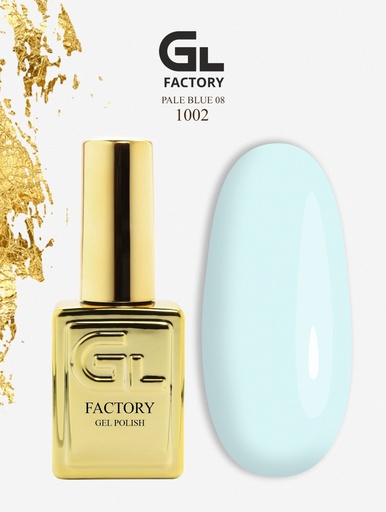 GL 1002 GOLD Gel Polish Pale Blue 08 15