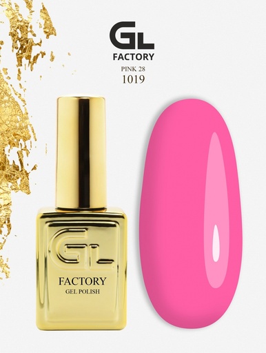 GL 1019 GOLD Gel Polish Pink 28 15