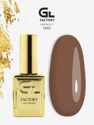 GL 1043 GOLD Gel Polish Lipstick 33 15